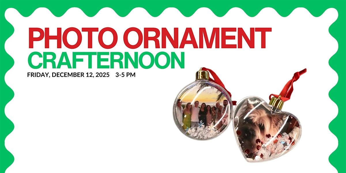 Photo Ornament Crafternoon