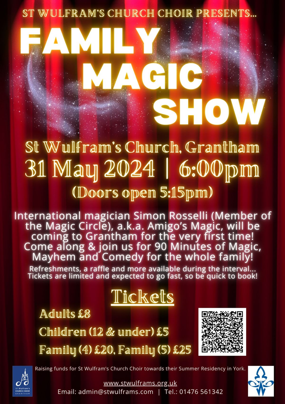 Family Magic Show at St Wulfram's Church with Amigo's Magic