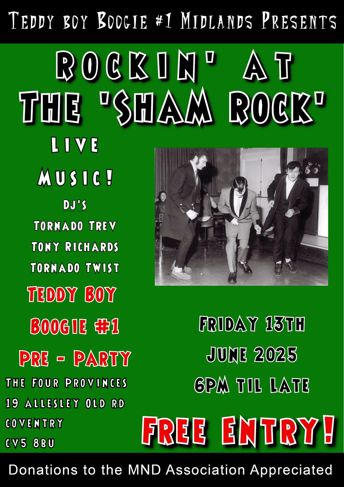 Rockin' at The 'Sham Rock' Teddy Boy Boogie #1 Midlands Pre - Party