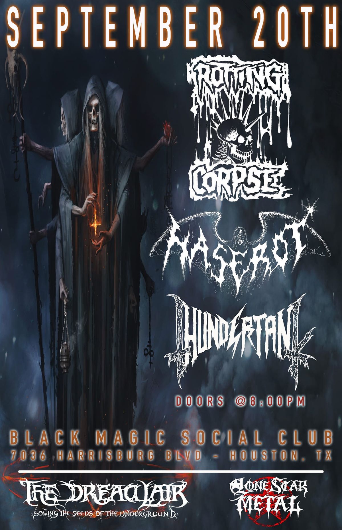 Rotting Corpse, Haserot, Thundertank