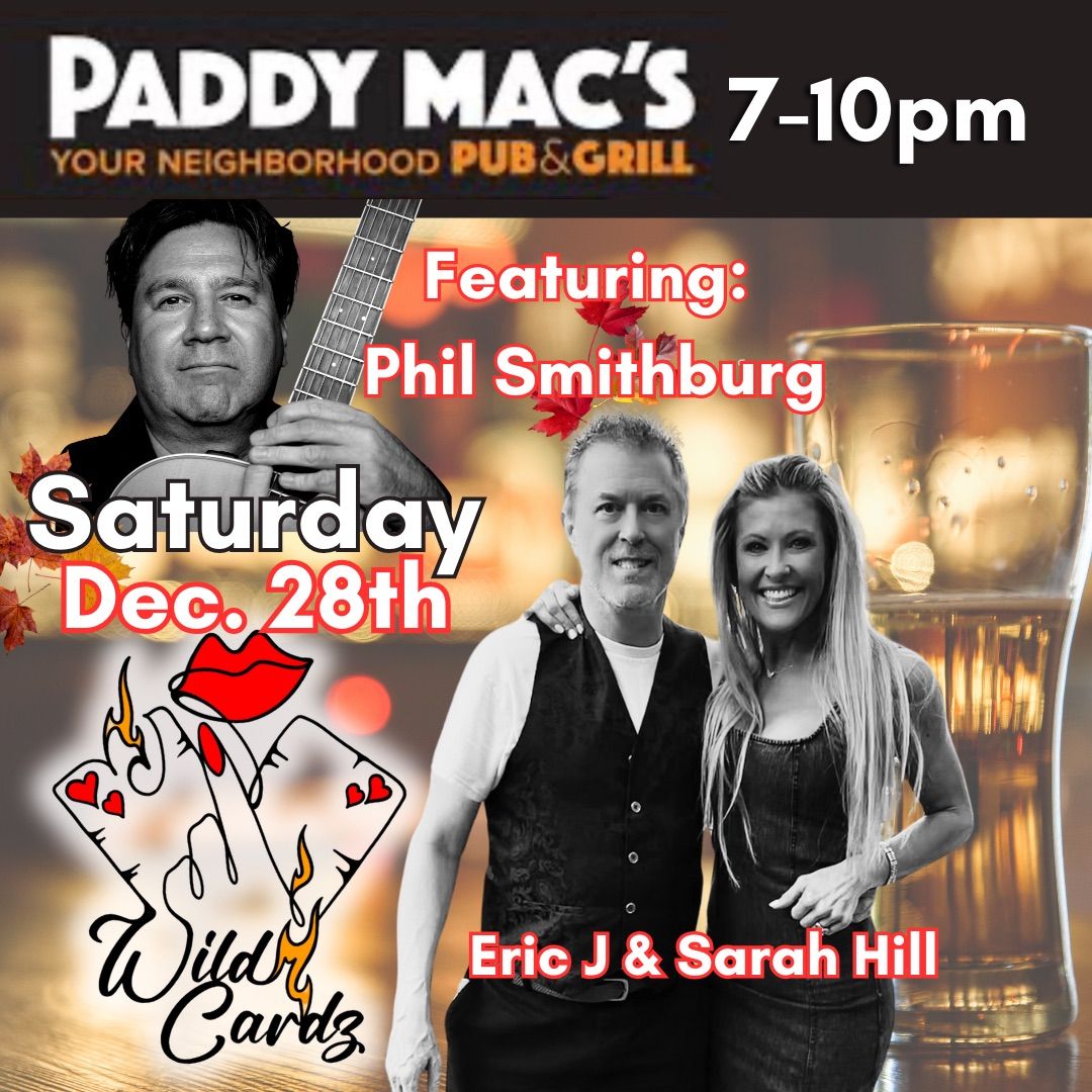 Wild Cardz Trio @ Paddy Mac\u2019s Pub & Grill