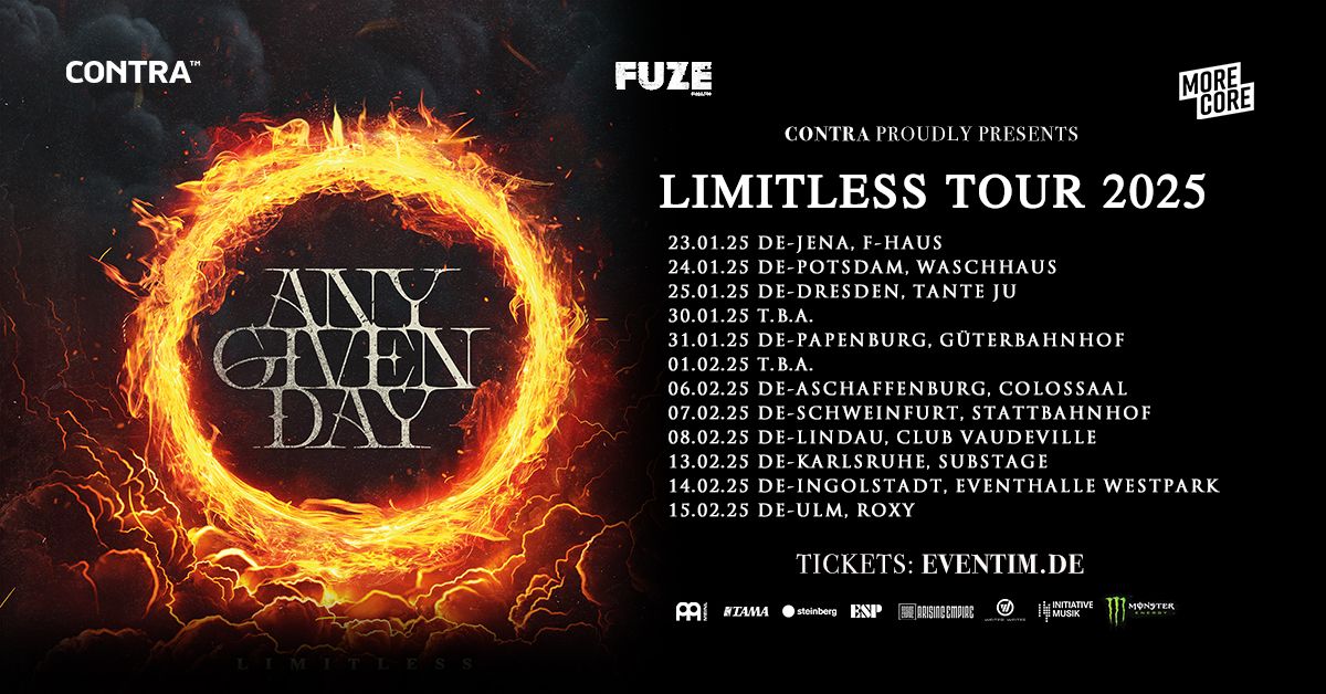 Any Given Day "LIMITLESS TOUR 2025"