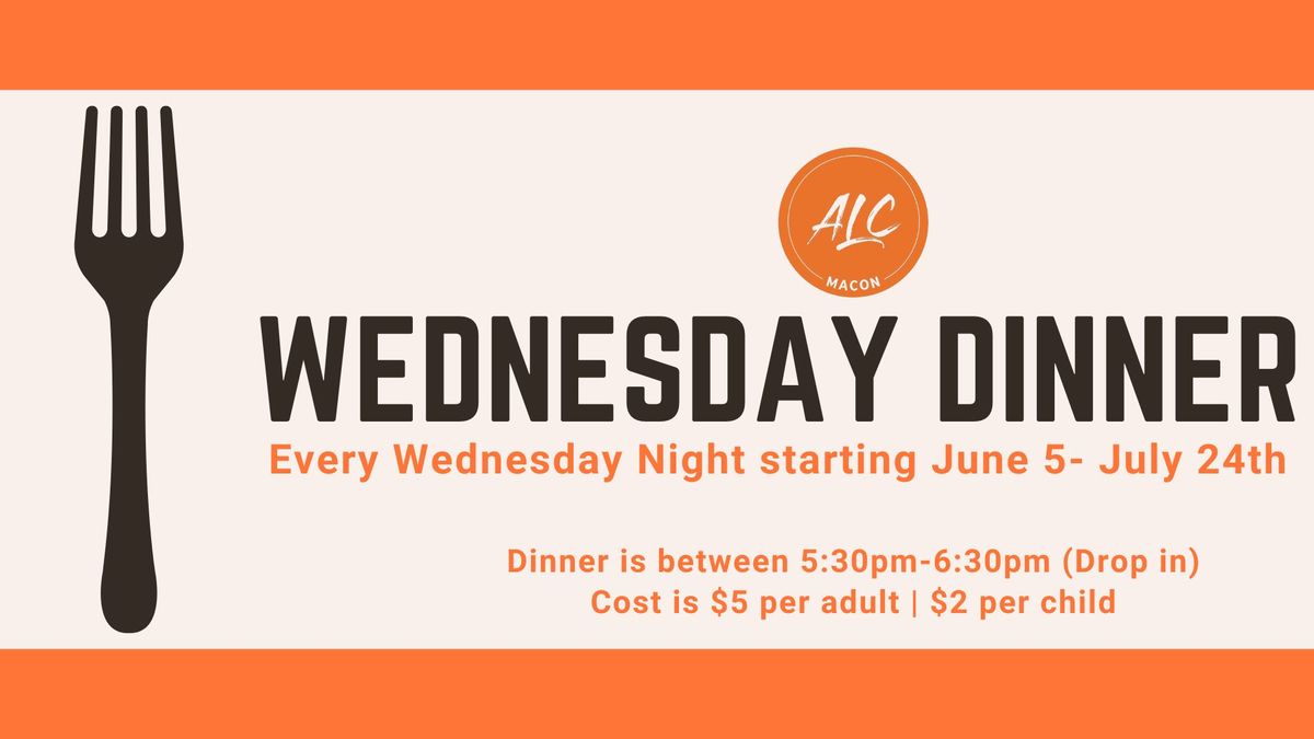 ALC Macon Wednesday Night Dinners 