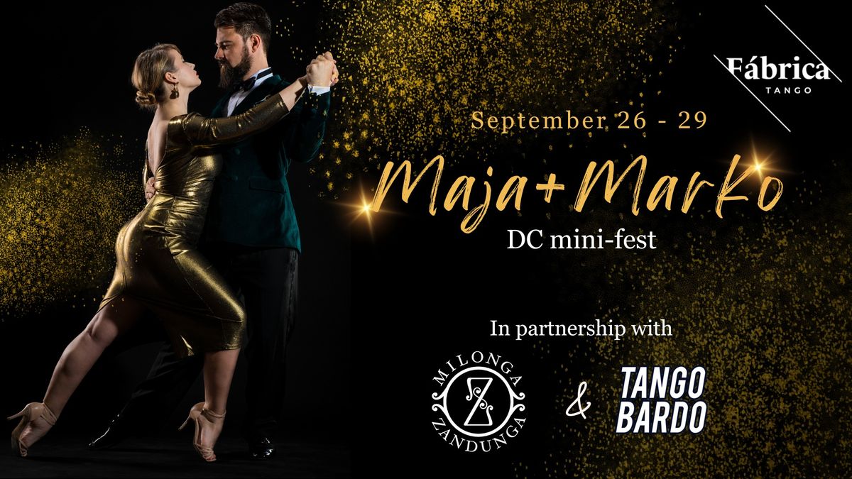 Maja+Marko Mini-Fest in DC 2024 - live music by Tango Bardo