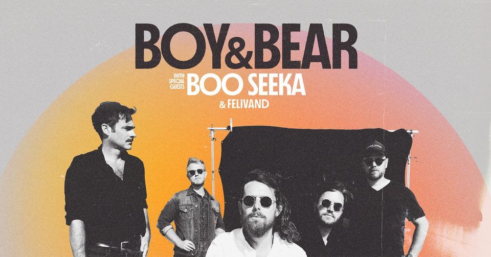 SOLD OUT - Boy & Bear - Perth Concert Hall, Perth