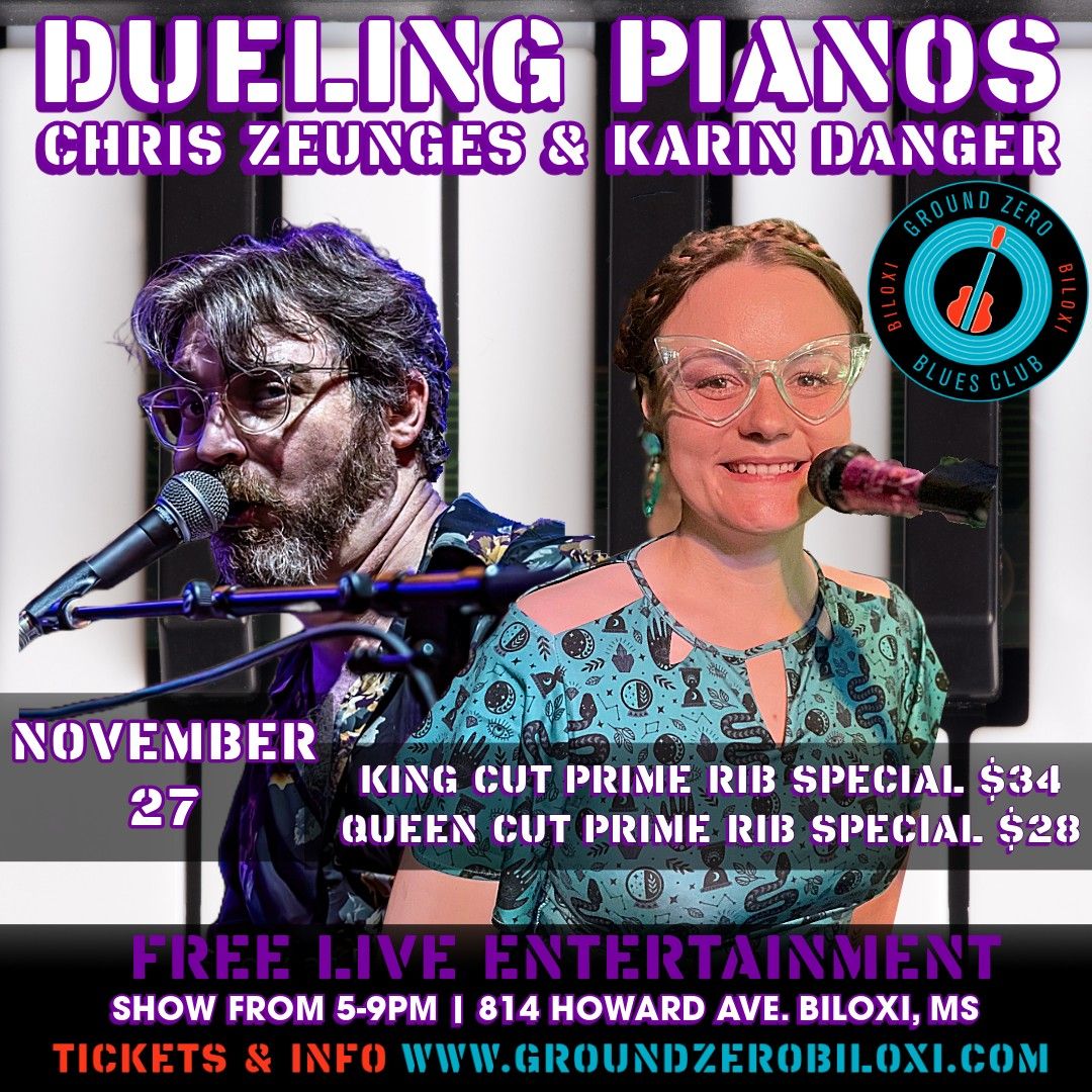 Dueling Pianos with Chris Zeunges & Karin Danger