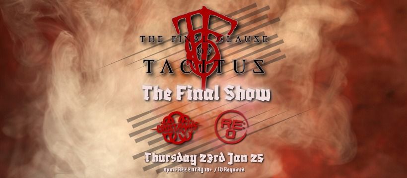 The Final Clause of Tacitus (FINAL SHOW)