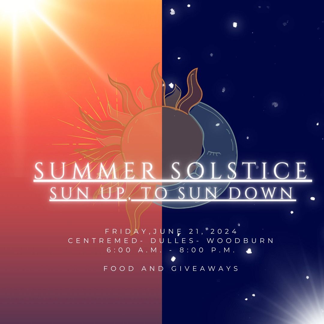 Summer Solstice Donation Event