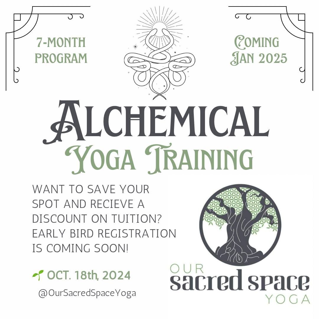 Alchemical Yoga Training- Early Bird Pricing Ends!