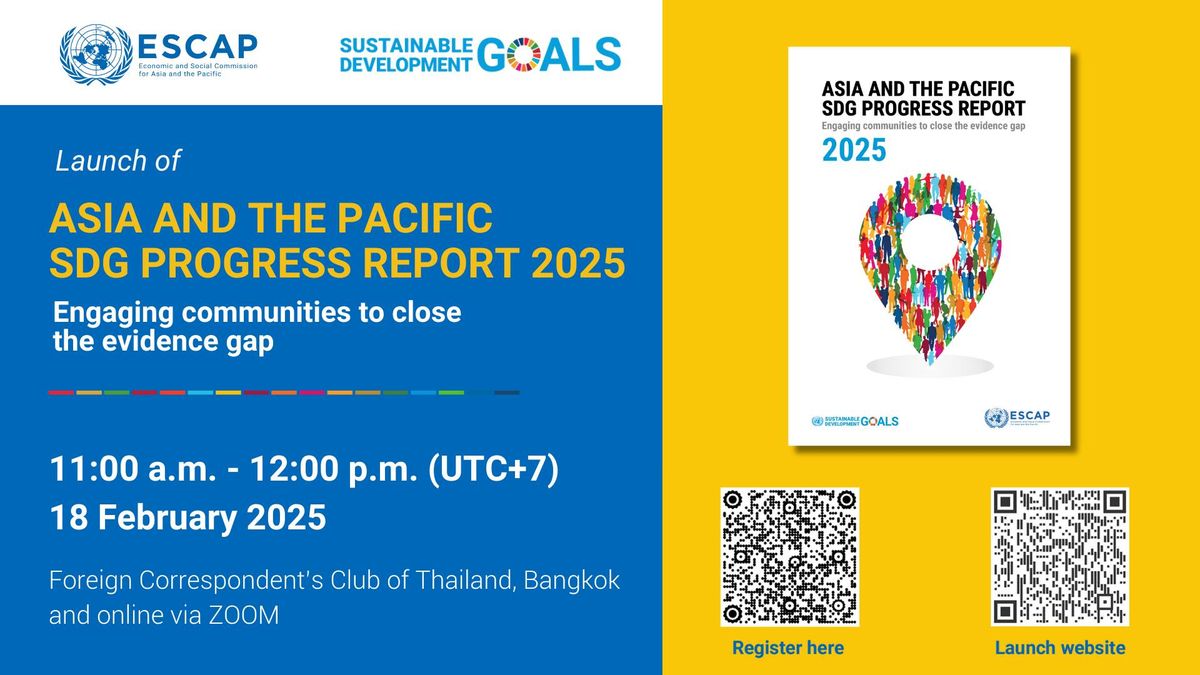 Launch of the Asia and the Pacific SDG Progress Report 2025