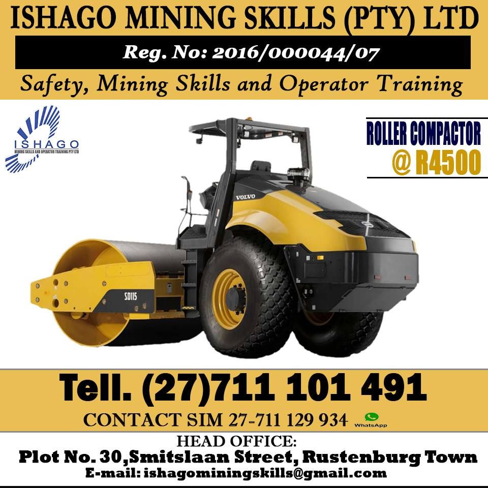 Roller compactor training centre in rustenburg \/ lesotho