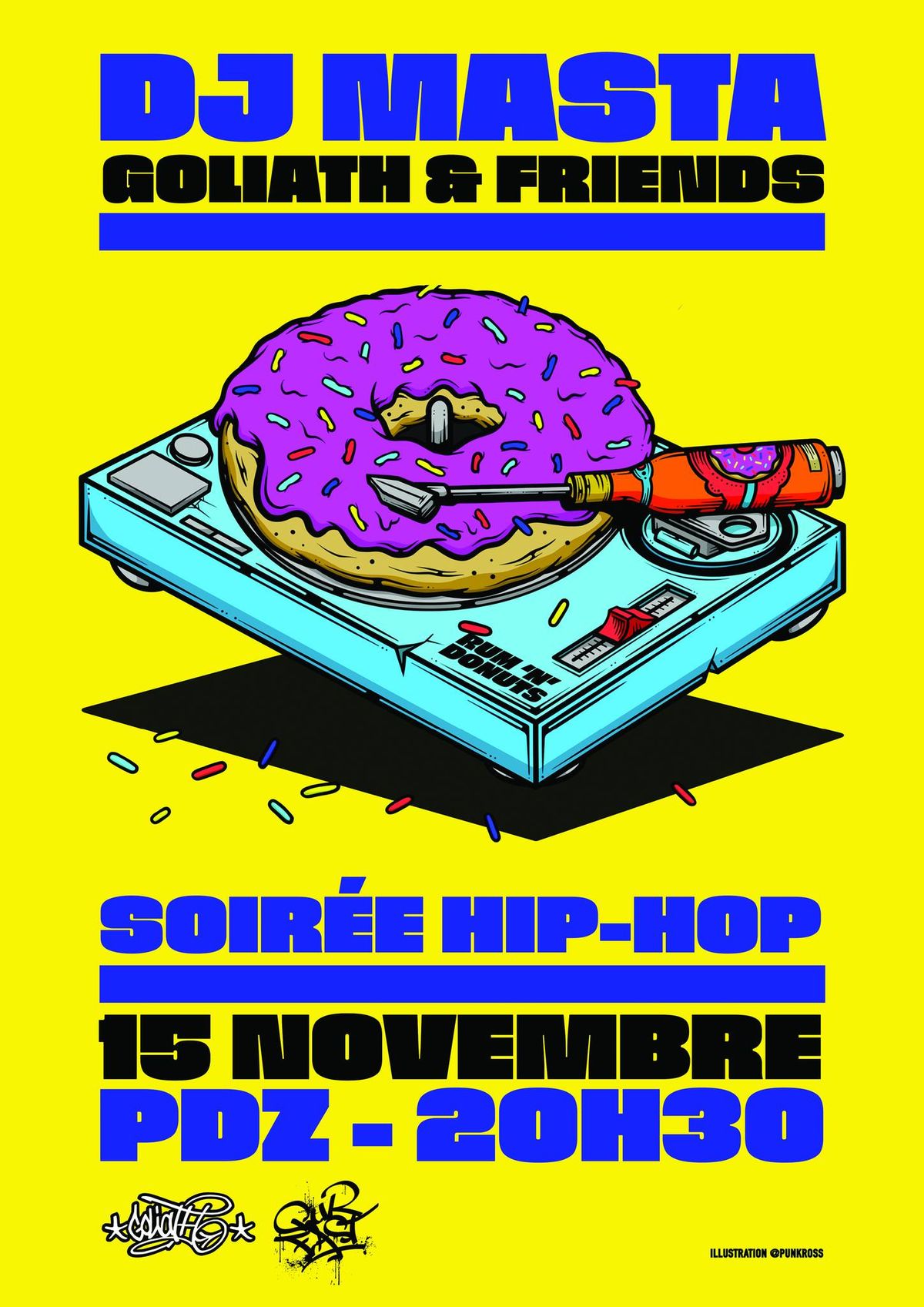 SOIREE HIPHOP AVEC DJ MASTA ( PUREAST ) & GOLIATH ( DIJON ) 