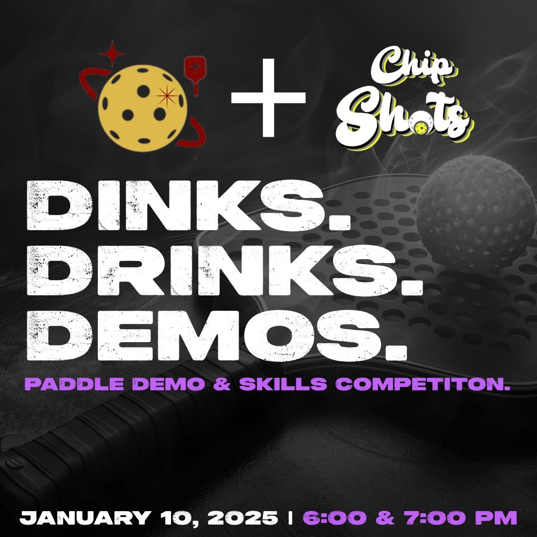 Dinks, Drinks, & Demos - Paddle Demo Night