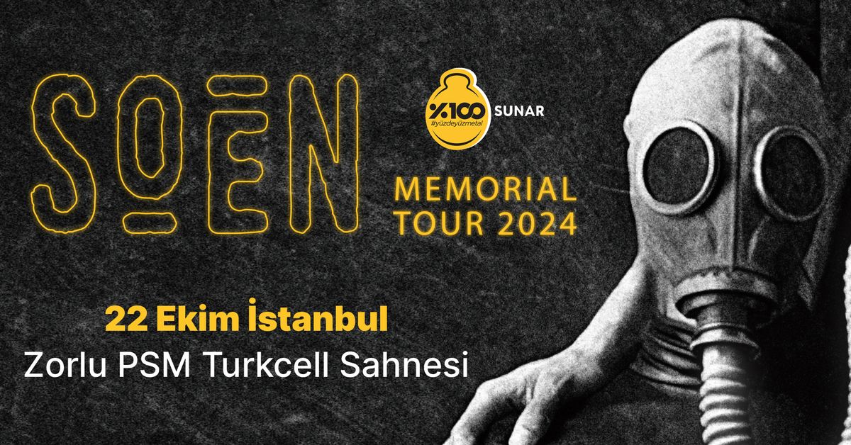 %100 Metal Sunar: Soen "Memorial Tour" \u0130stanbul Konseri