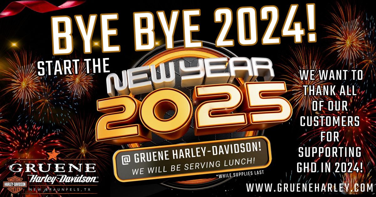 Bye Bye 2024! Start 2025 w\/ GHD!