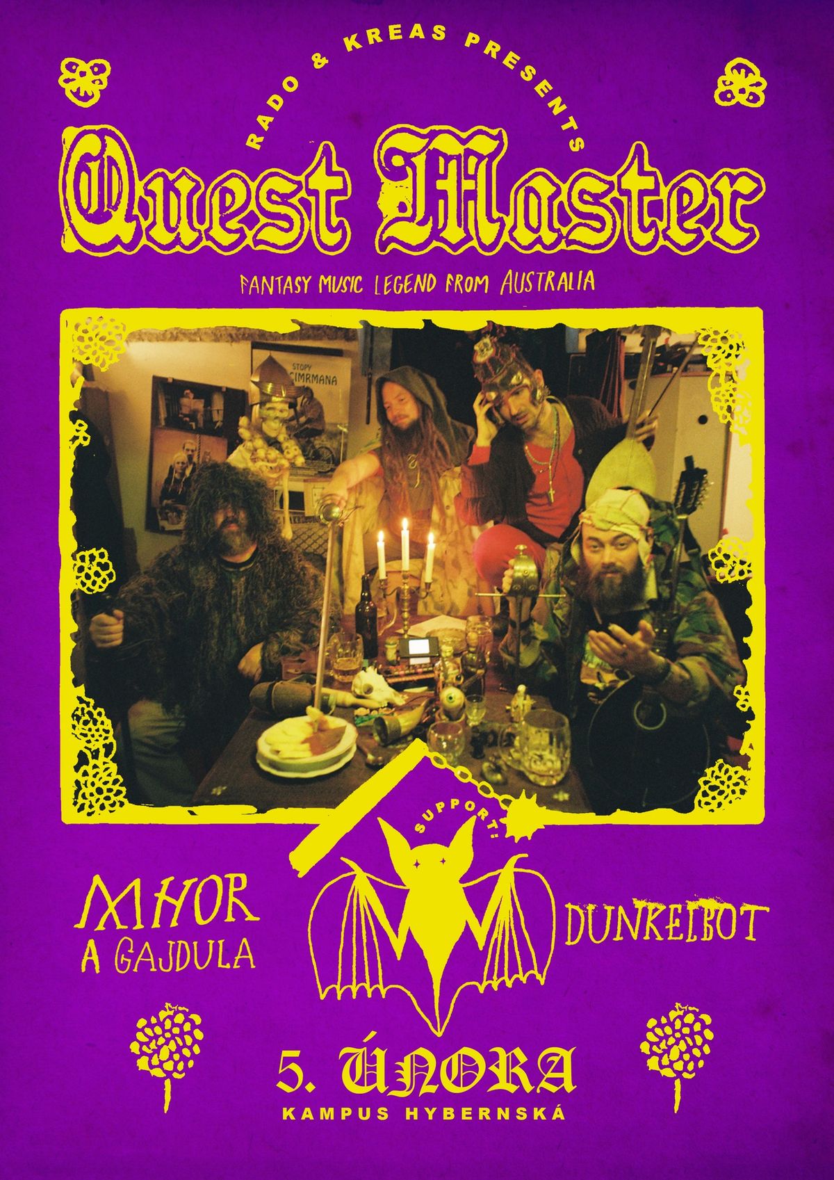 QUEST MASTER (AUS) + MHOR + DUNKELBOT \/\/ DUNGEON SYNTH EXTRAVAGANZA