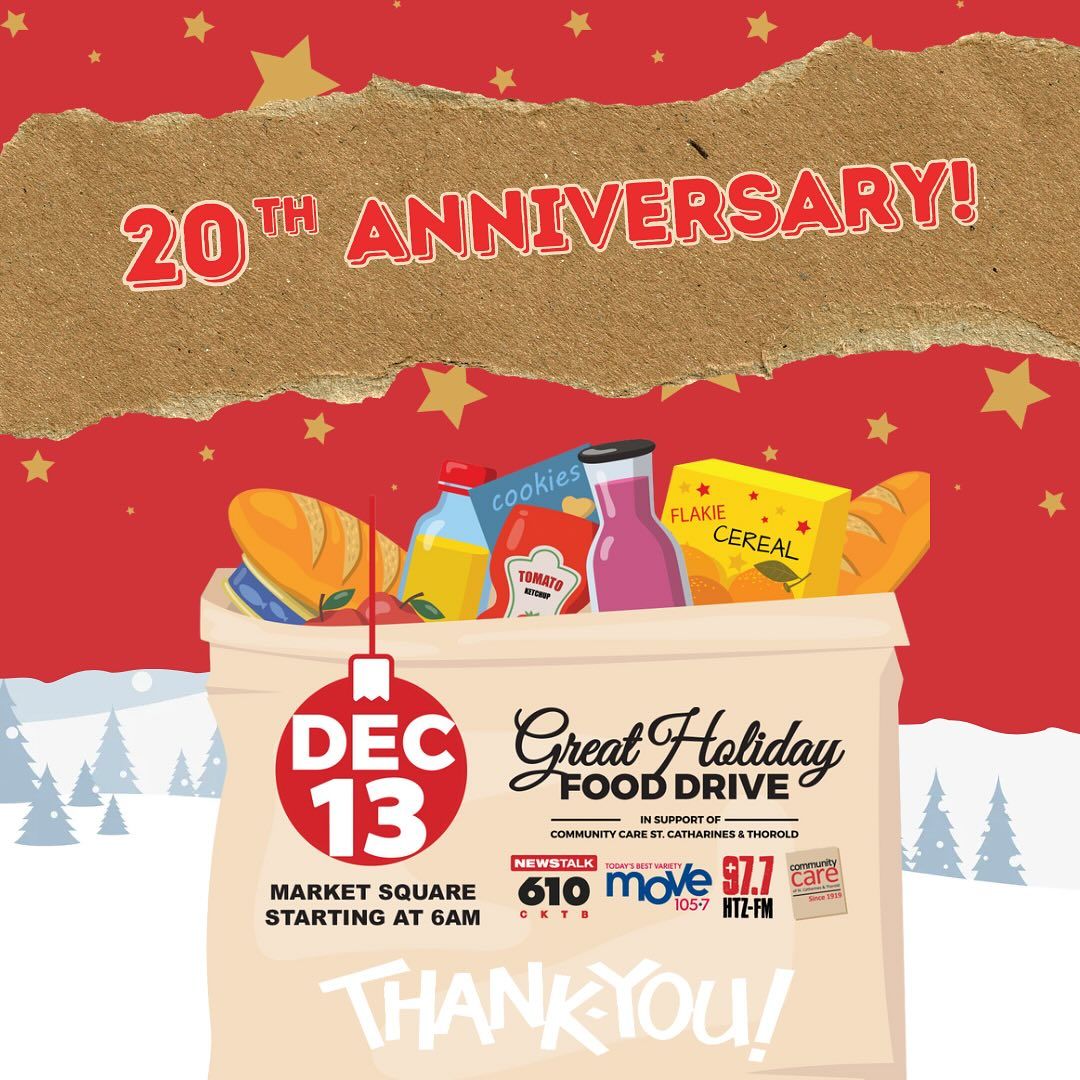 The 20th Annual Great Holiday Food Drive! 