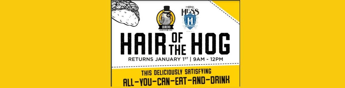 NYD Hair of the Hog! All-you-can-eat-and-drink.