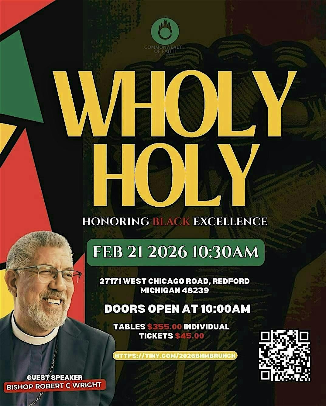 WHOLY HOLY- BLACK HISTORY MONTH PRAYER BRUNCH