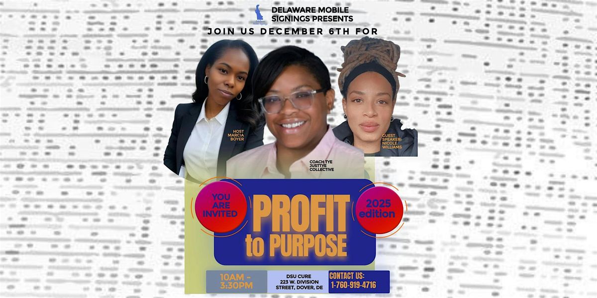 Profits to Purpose