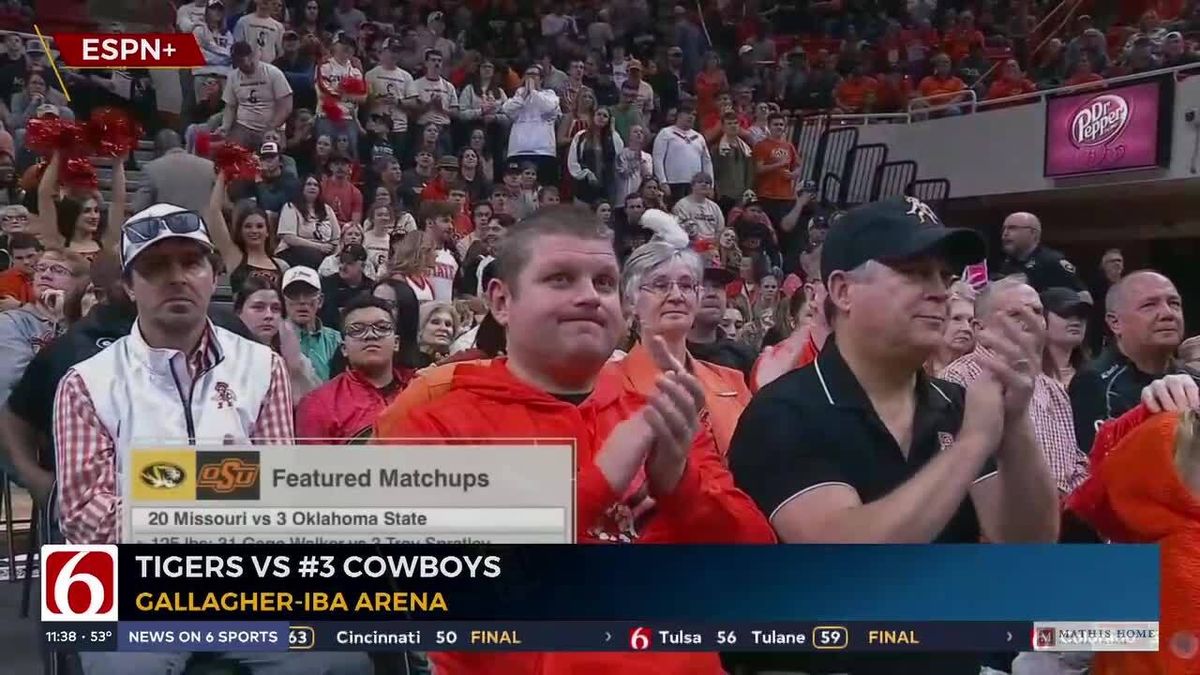 Oklahoma State Cowboys at Missouri Tigers Wrestling