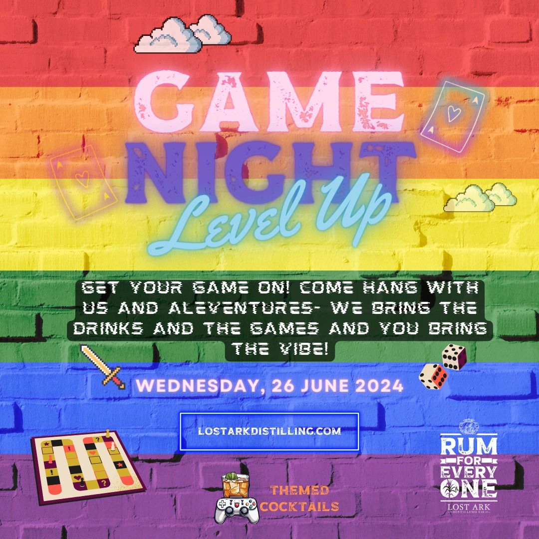 PLAYING WITH PRIDE: Game Night with Aleventures