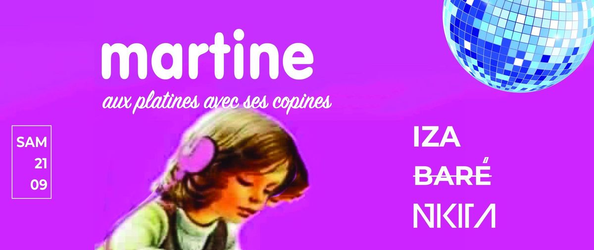 martine aux platines avec ses copines