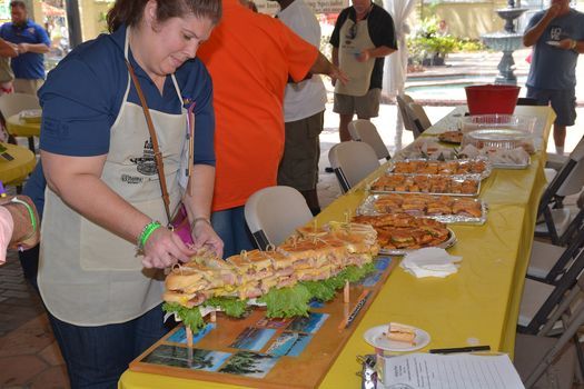 VIP\/Celebrity Judging Area of 10th Annual FORD Cuban Sandwich Festival