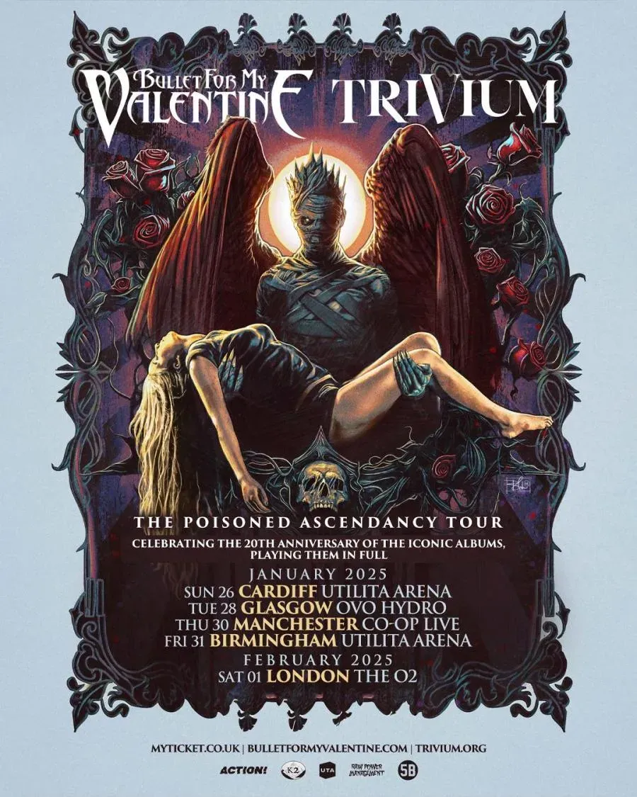 Trivium with Bullet For My Valentine