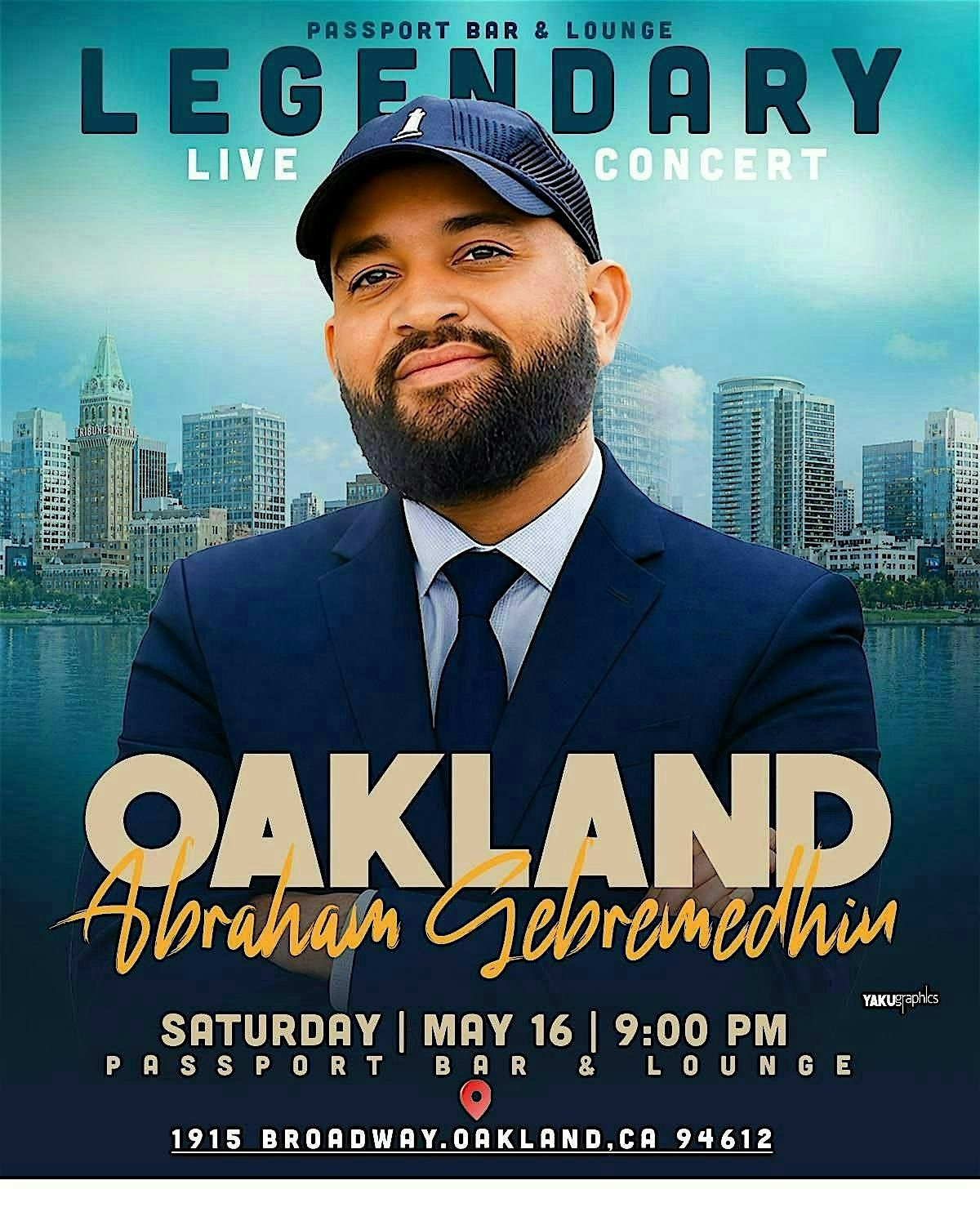 ABRAHAM GEBREMEDHIN CONCERT | OAKLAND,CA PASSPORT BAR & LOUNGE