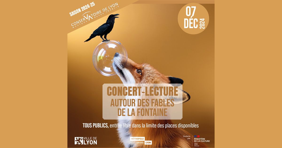 Ces fables valent bien un concert...