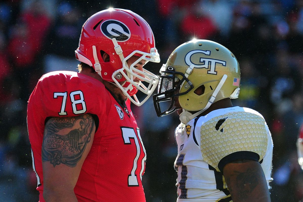 Georgia Tech Yellow Jackets at Georgia Bulldogs Football