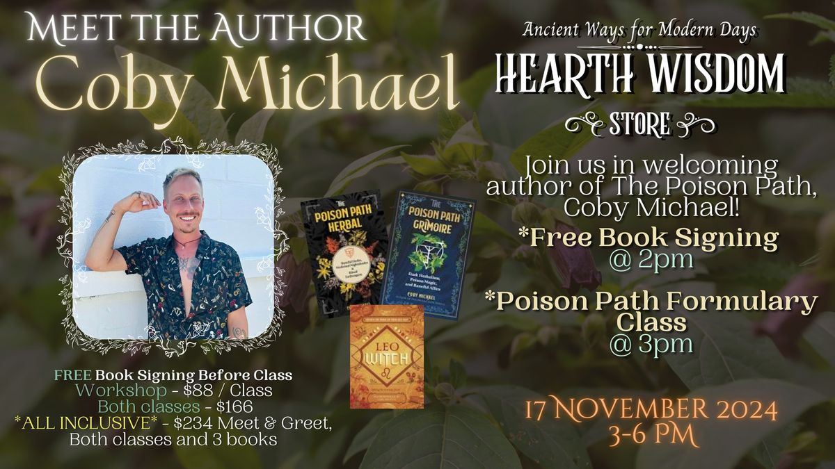 The Other Garden: A Poison Path Weekend Intensive with Author Coby Michael