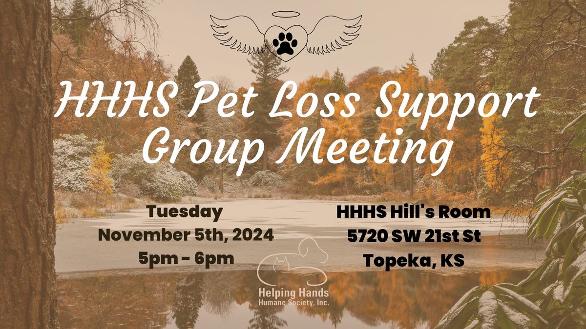 November Pet Loss Support Group (1st Tuesday)