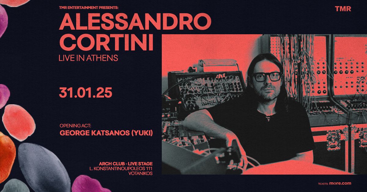 ALESSANDRO CORTINI (IT \/ NINE INCH NAILS) LIVE AV SHOW IN ATHENS - 31.01.25 - ARCH CLUB