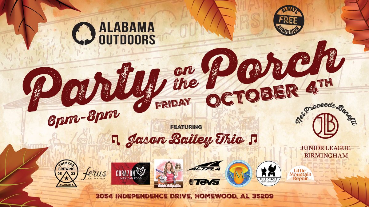 Party on the Porch- October