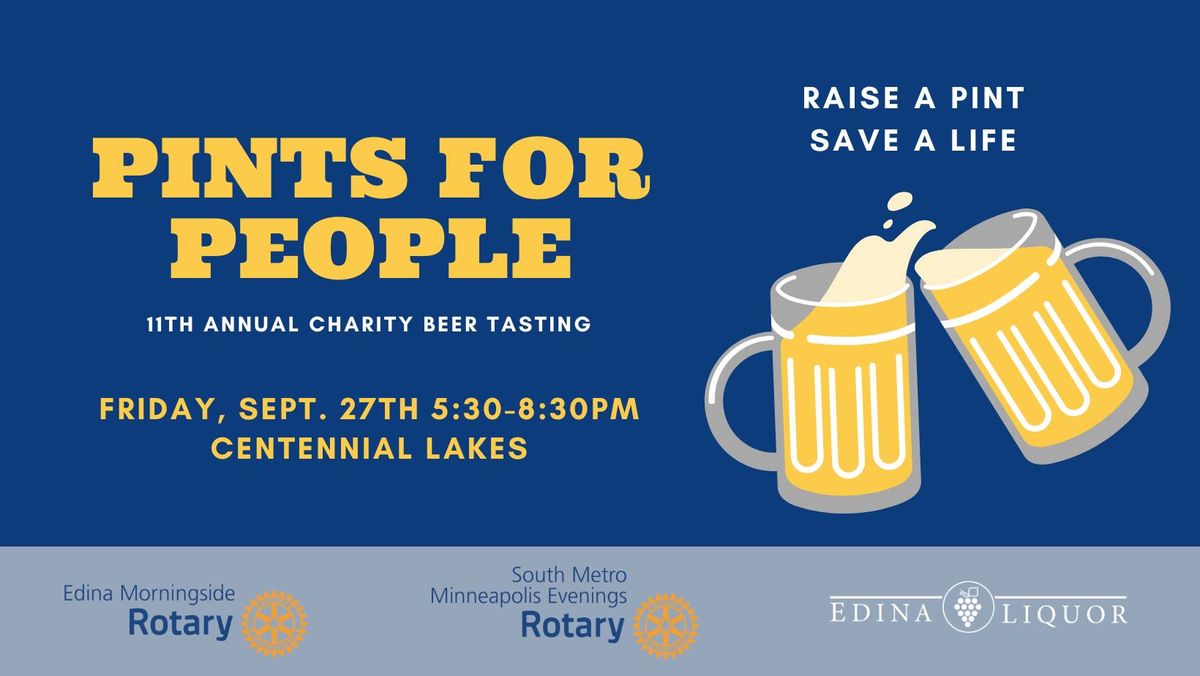 11th Annual Pints for People