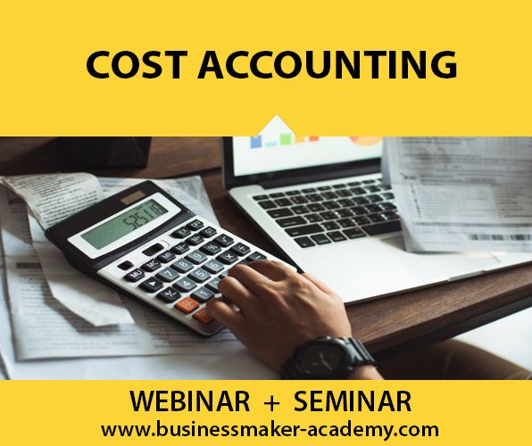 Live Seminar: Cost Accounting