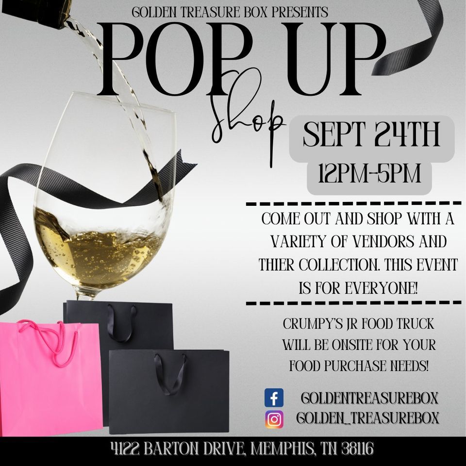 Pop Up Shop presented by Golden Treasure Box