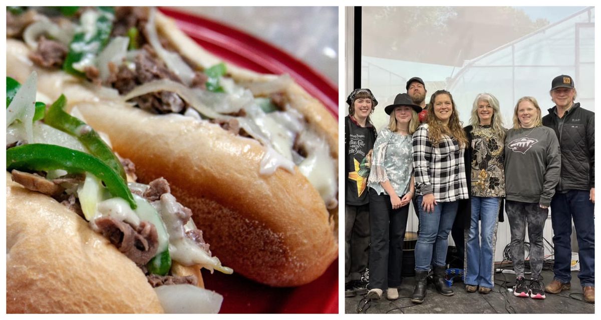 Philly Cheesesteaks and Friends Singing Under the Moose Head