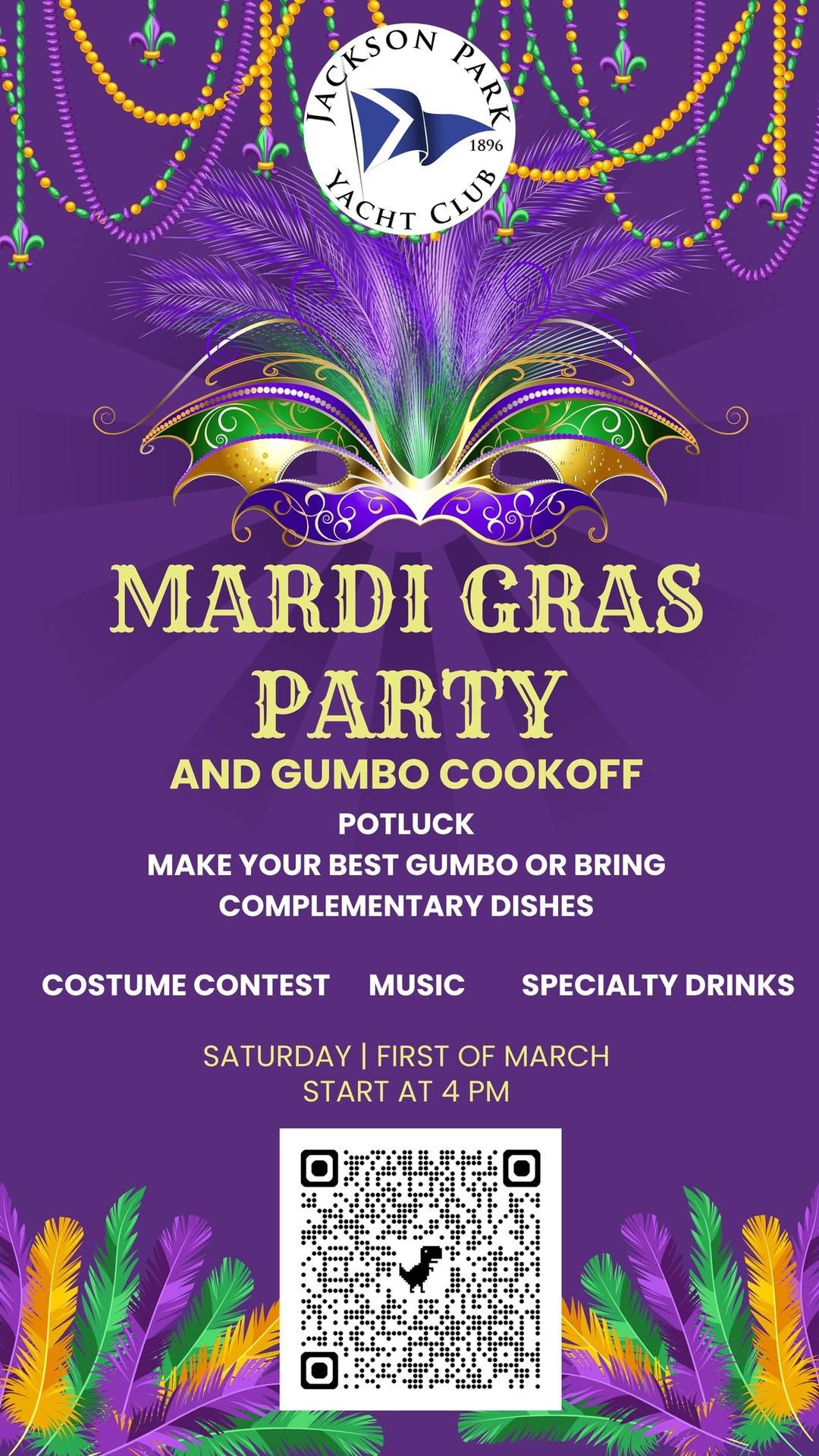 Mardi Gras Party and Gumbo Cookoff