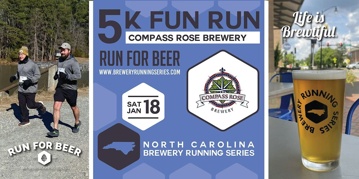 5K Beer Run x Compass Rose Brewery | 2025 NC Brewery Running Series