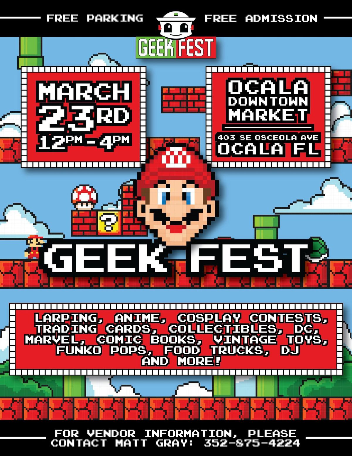 Geekfest Ocala! The ultimate 1up!