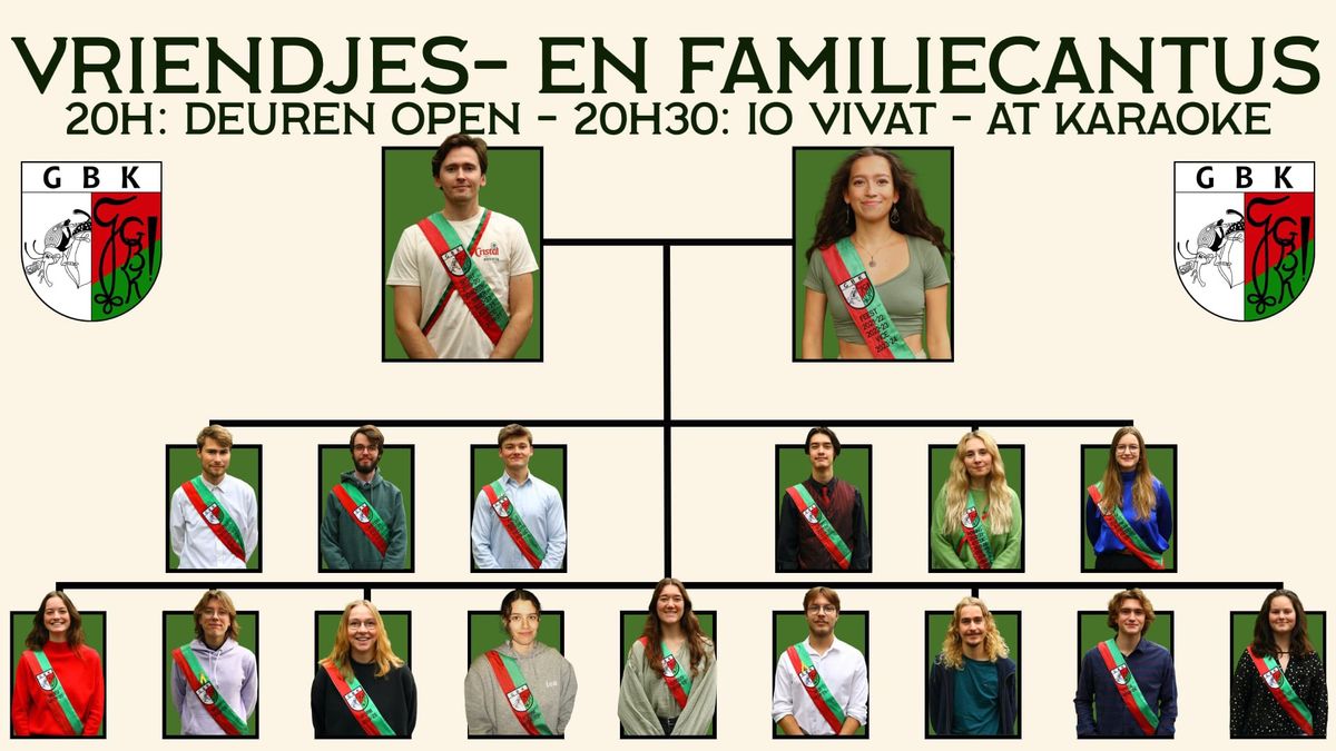 Vriendjes- en familiecantus