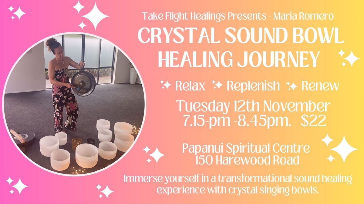 SOLD OUT: Crystal Sound Bowl Healing Journey