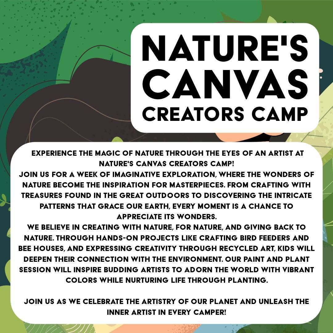 Kids Summer Camp Week 6: Nature's Canvas