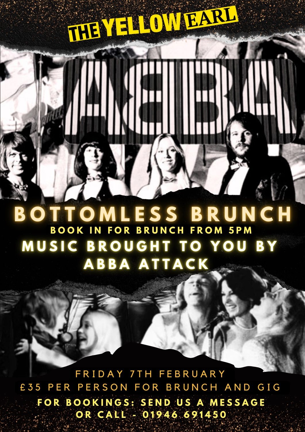 ABBA Bottomless Brunch Live Music and Food n Drink 