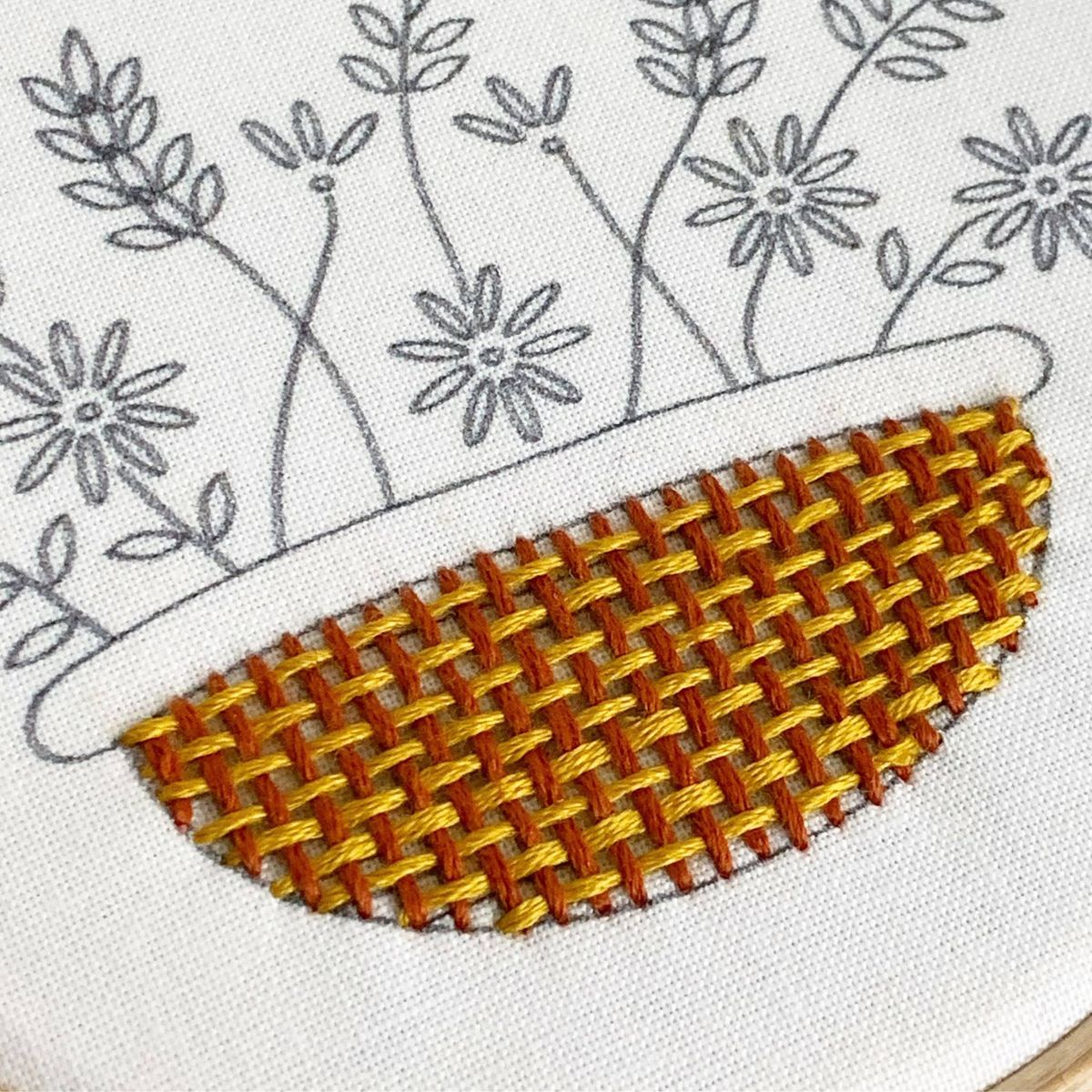 Embroidery Foundations 7: Woven Stitches with Laura Tandeske