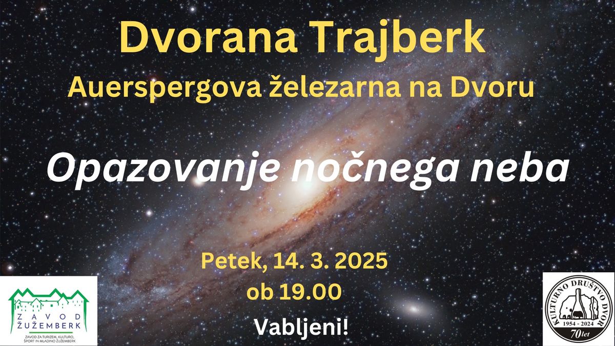 Opazovanje no\u010dnega neba