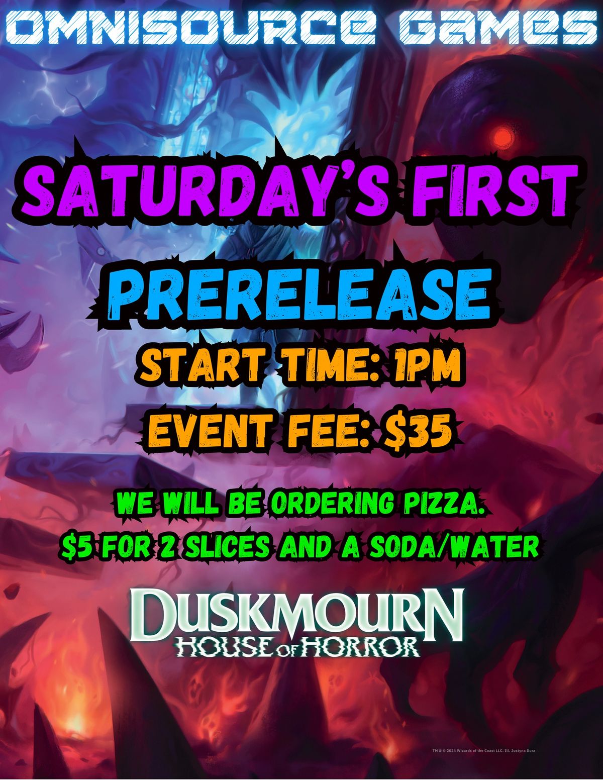 Duskmourn Prerelease.